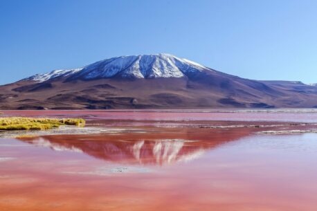 Laguna Colorada, detta anche laguna rossa per il suo colore vivace.
