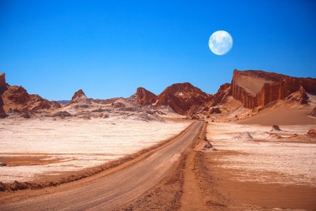 Moon Valley in Atacama Desert