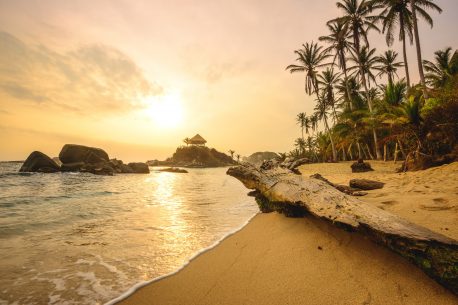 Sunrise at Cabo San Juan in Tayrona