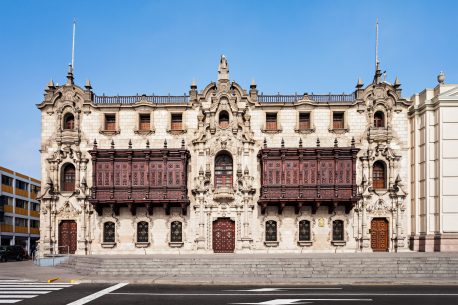 Archbishop Palace on the Plaza Mayor of Lima