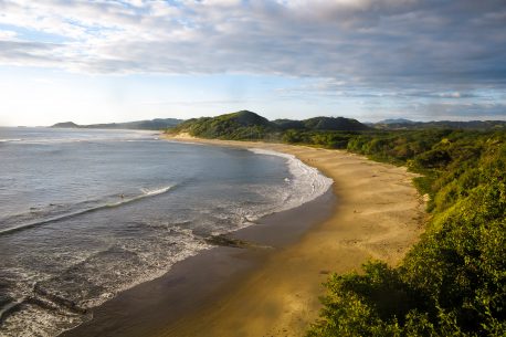 Peaceful coast line of Nicaragua