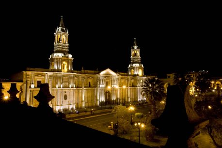 Plaza de Armas e cattedrale di Arequipa