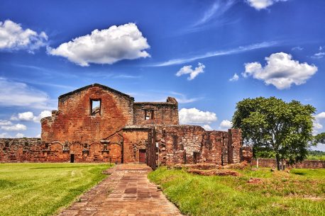 Ruins of the Jesuit Guarani reduction La Santisima Trinidad de Parana