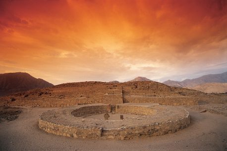 Tramonto a Caral