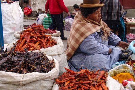 Venditrice al mercato di Tarabuco